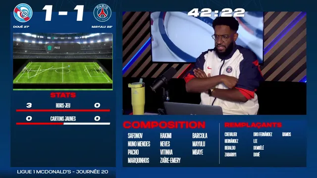 🎙️ Match center : RC Strasbourg - Paris Saint-Germain 🔴🔵