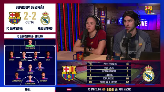 🔴 BARÇA LIVE | FC BARCELONA vs REAL MADRID | SPANISH SUPER CUP FINAL 25/26 | EL