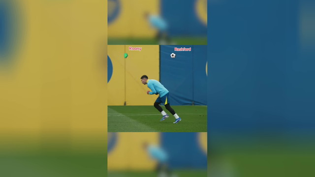 Free kick challenge: Roony 🆚 Rashford 🎯 shorts fcbarcelona shortvideo