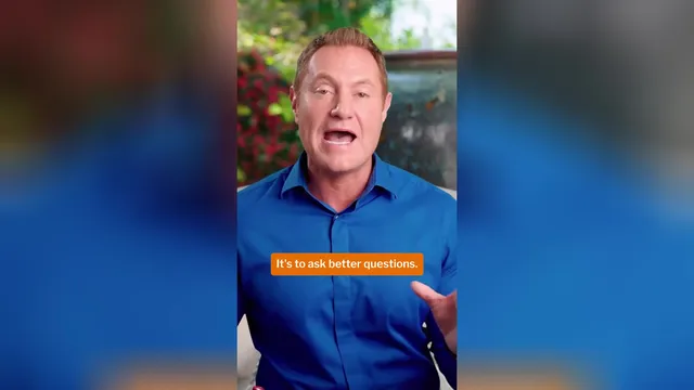 Your job isn't to have all the answers