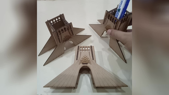 جامدادی رومیزی و ماکت برج میدان  آزادی