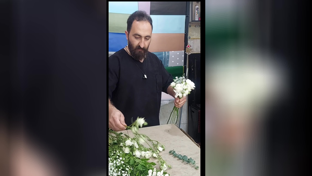 آموزش دسته گل عروس2