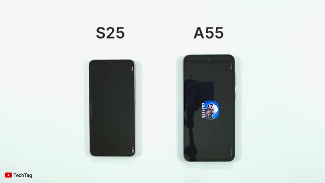 مقایسه سرعت سامسونگ S25 در برابر سامسونگ A55!