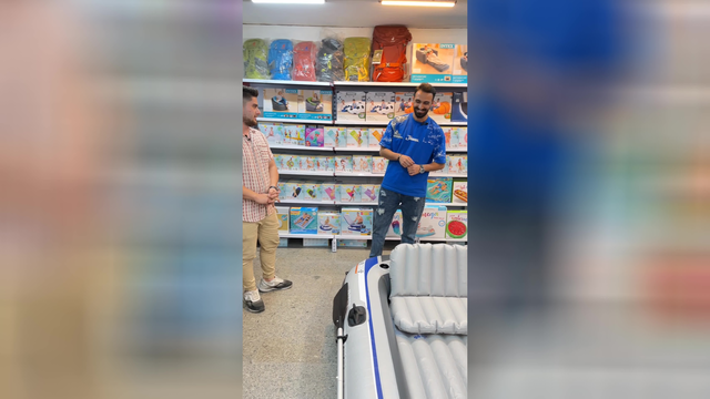 قایق بادی اکسکروشن چهار نفره برند اینتکس