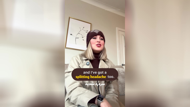 learn English, I feel under the weather,حالم خوش نیست