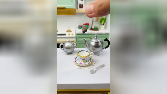 ساخت چای سردی مینیاتوری #مینیاتور #جهان_کوچک #خودمانی