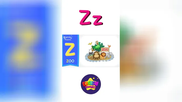 آموزش فونیکس حرف Z - ترانه الفبا | آموزش فونیکس برای کودکان #شورتز