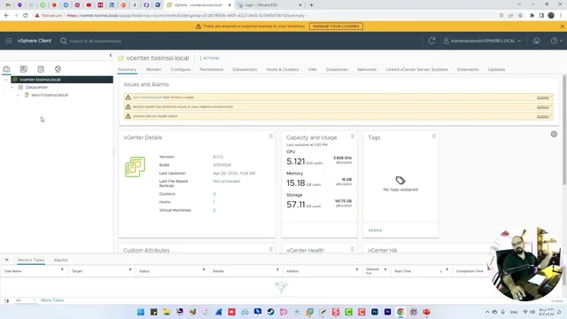 آموزش اضافه کردن ESXi و vCenter به ویم بکاپ