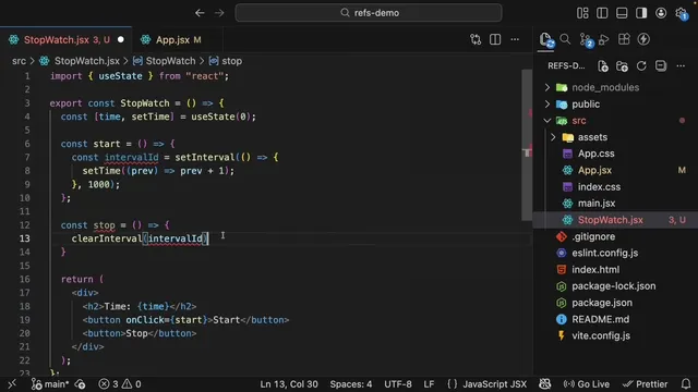 React 19 Tutorial - 37 - Refs and useRef Hook