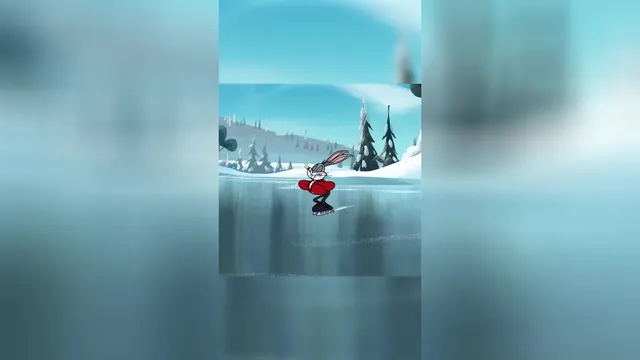 Bugs Bunny VS Ice Skater! Who Wins GOLD? 🥇😱 | ShortsForKids @wbkids​