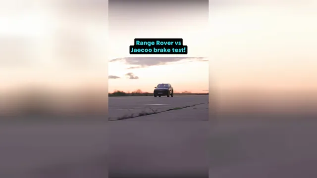 Range Rover vs Jaecoo brake test!