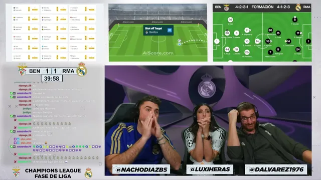 ⏱️ MINUTO A MINUTO | Benfica vs Real Madrid | Champions League