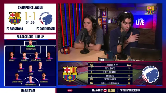 🔴 BARÇA LIVE | FC BARCELONA vs FC COPENHAGEN | UEFA CHAMPIONS LEAGUE 25/26 ⚽