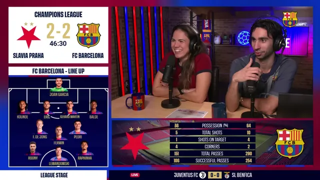 🔴 BARÇA LIVE | SLAVIA PRAGUE vs FC BARCELONA | UEFA CHAMPIONS LEAGUE 25/26 ⚽
