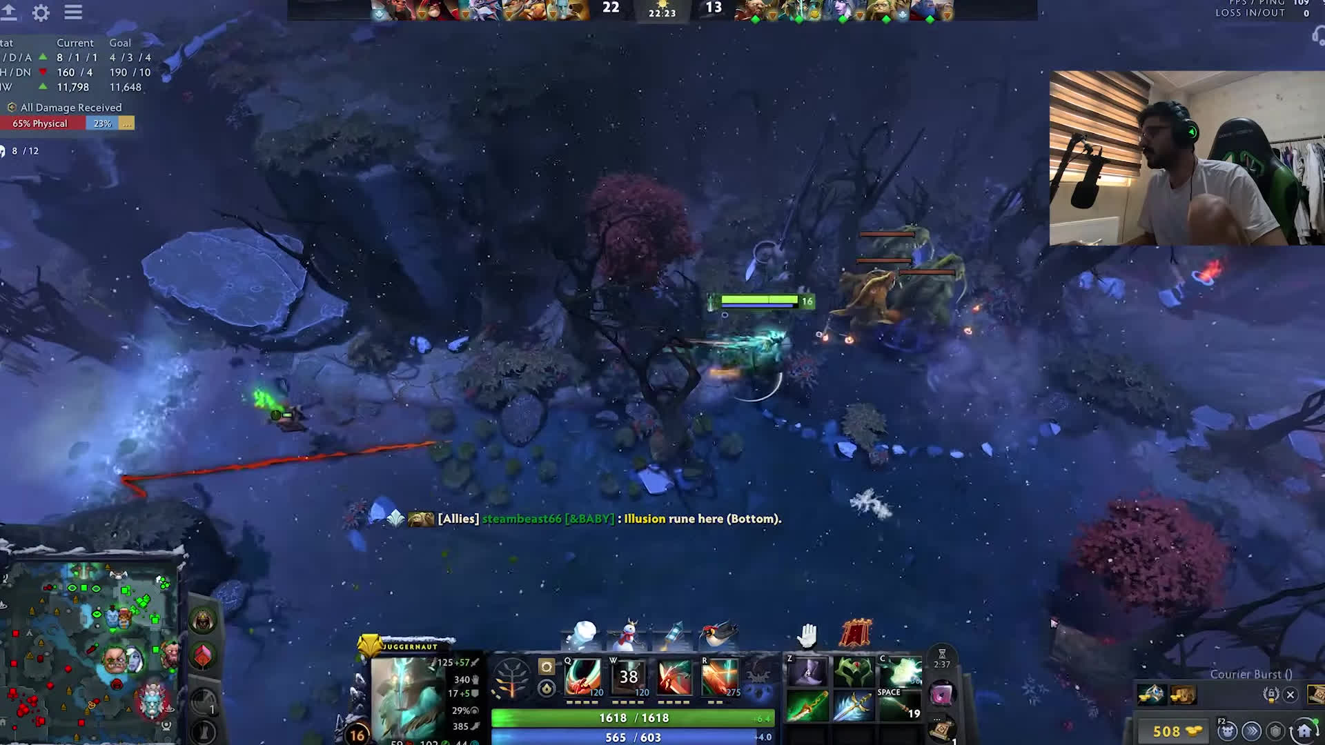 جاگرنات دوتا2 فارسی | jugg mid dota2