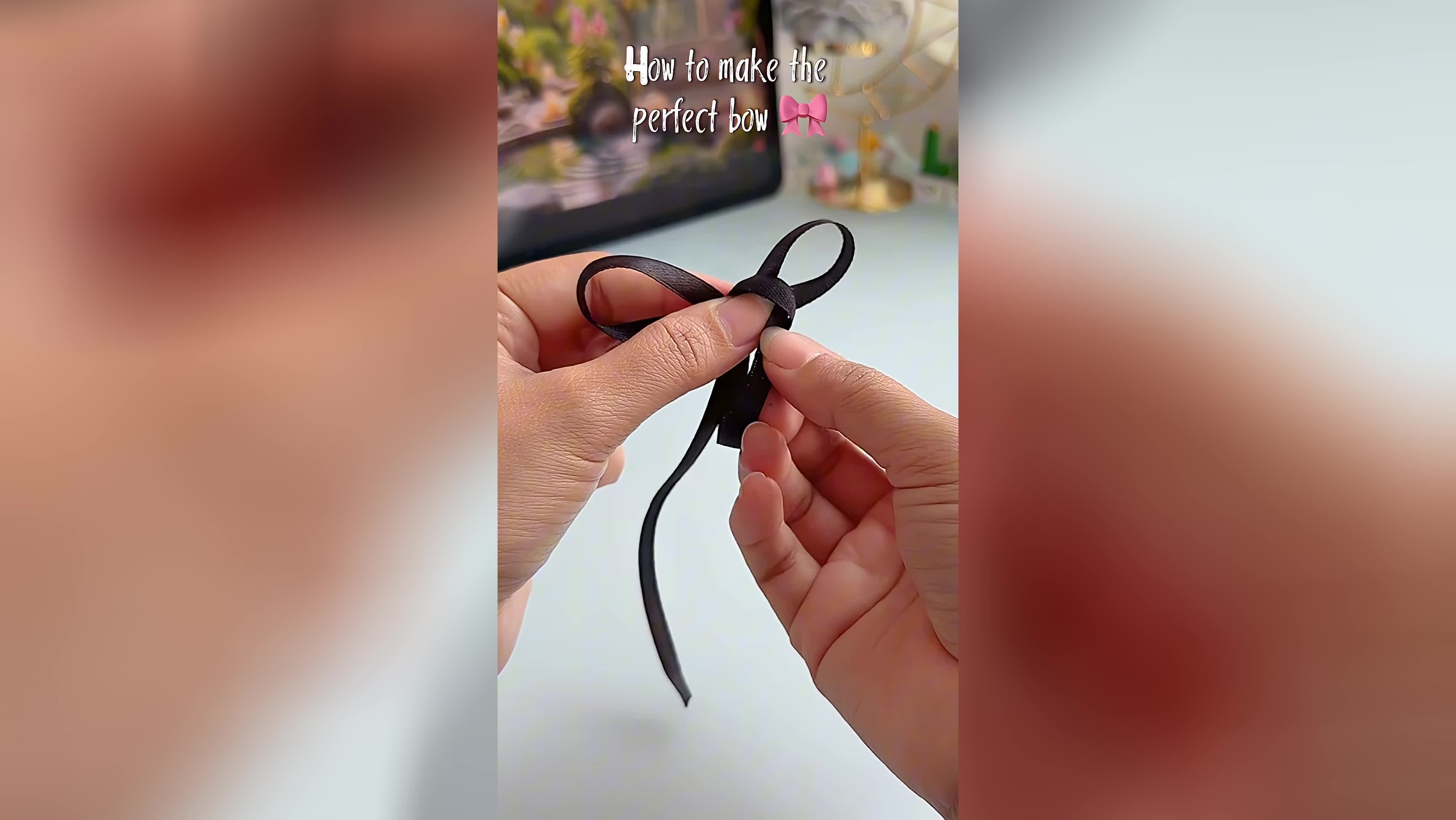 آموزش ساده ساخت پاپیون بی‌نقص 🎀✨