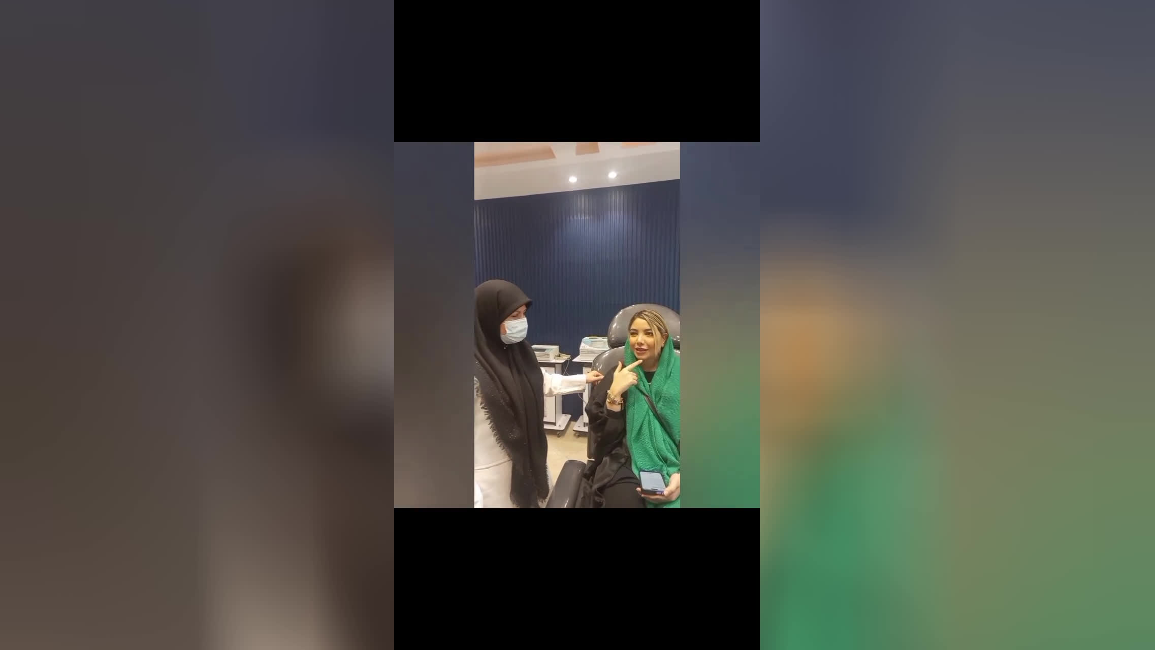 کانتورینگ صورت دکتر زهرا محمدی