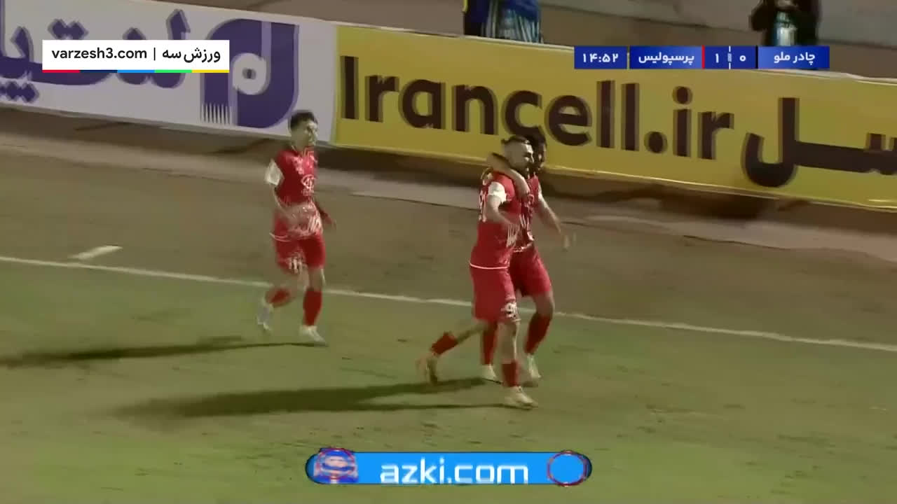 گل دورسون بازی پرسپولیس با چادرملو