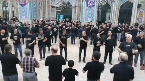 مراسم عزادری محله‌کشیرخیل در مسجد‌گت‌زمین