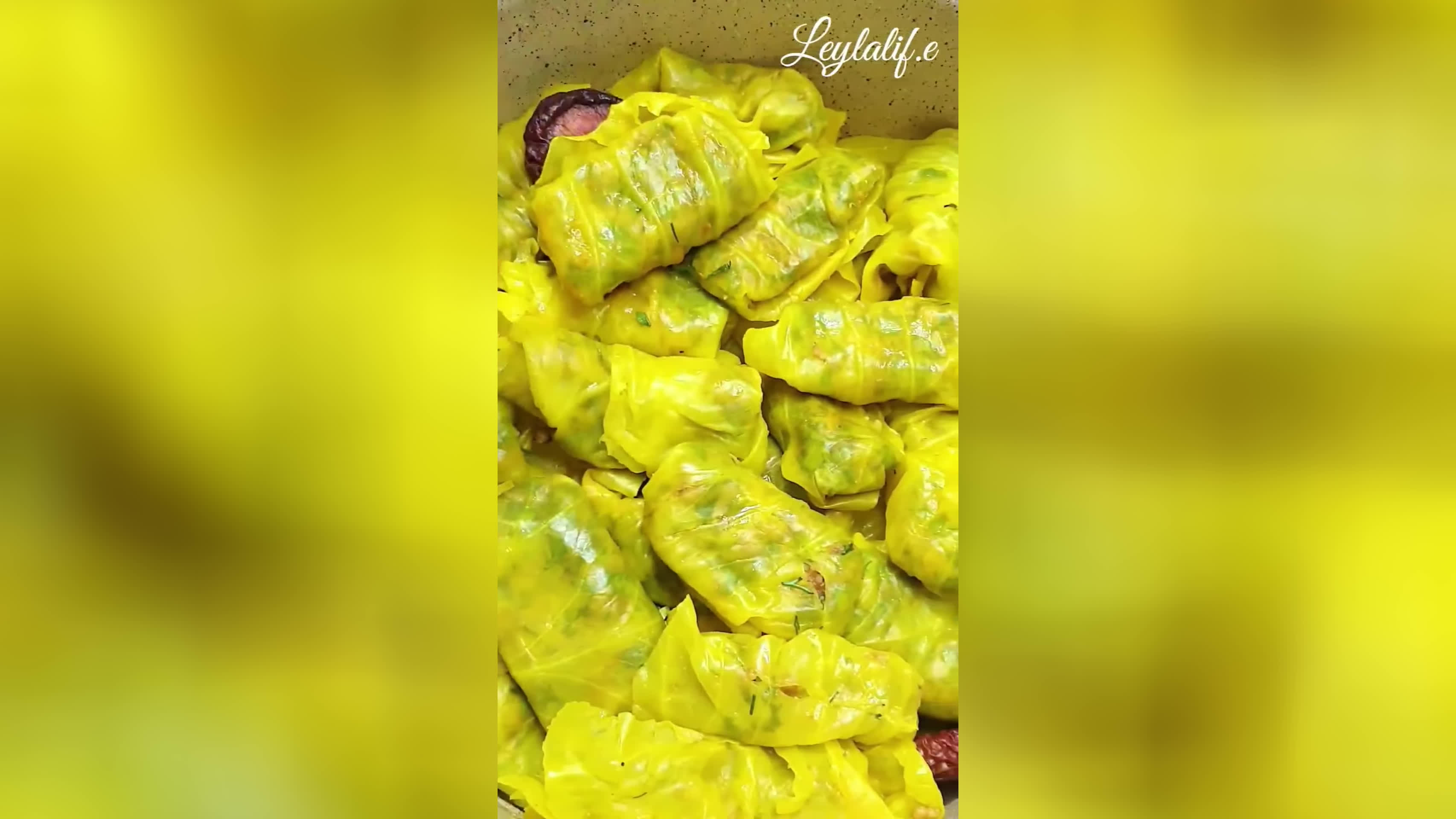 راز تهیه دلمه کلم به این شکل!