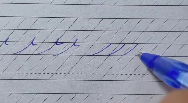 آموزش حرکات پایه نوشتار حروف کوچک - کلاس سی ام