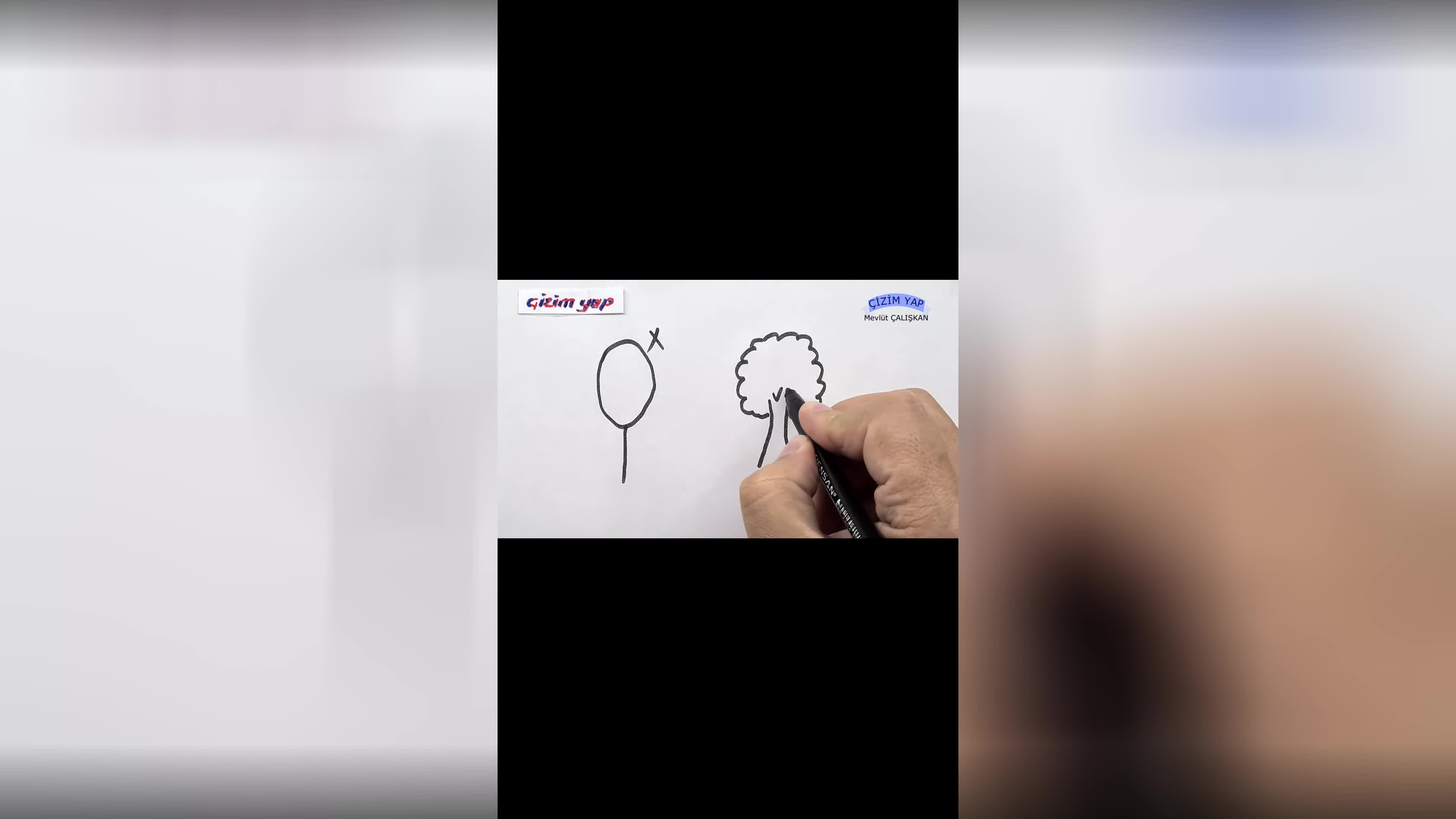 نقاشی درخت | شورت‌های ساده و سریع