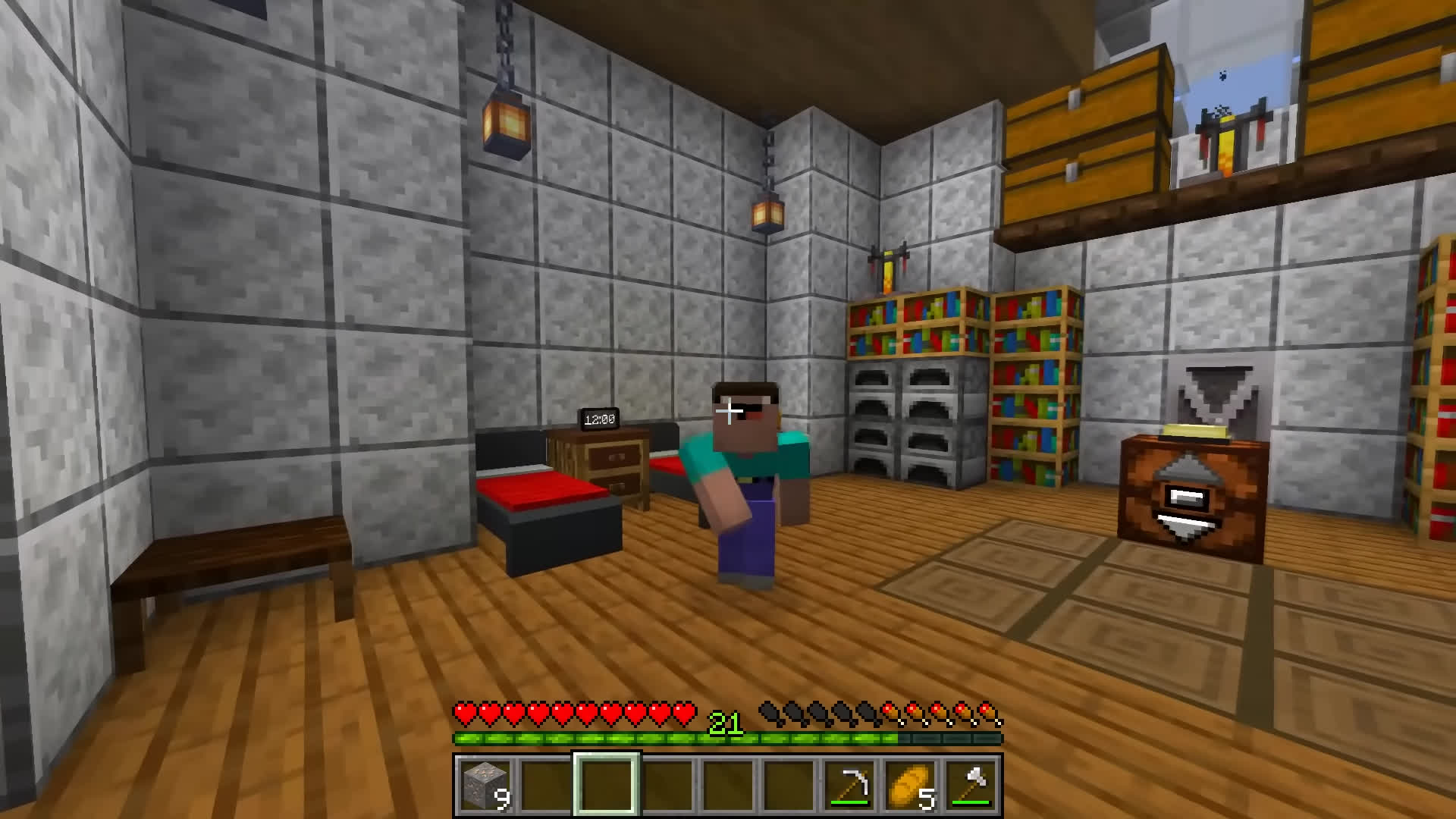 SURVIVING FROM SIREN HEAD AND TREE HEAD COMBO in Minecraft - Gameplay