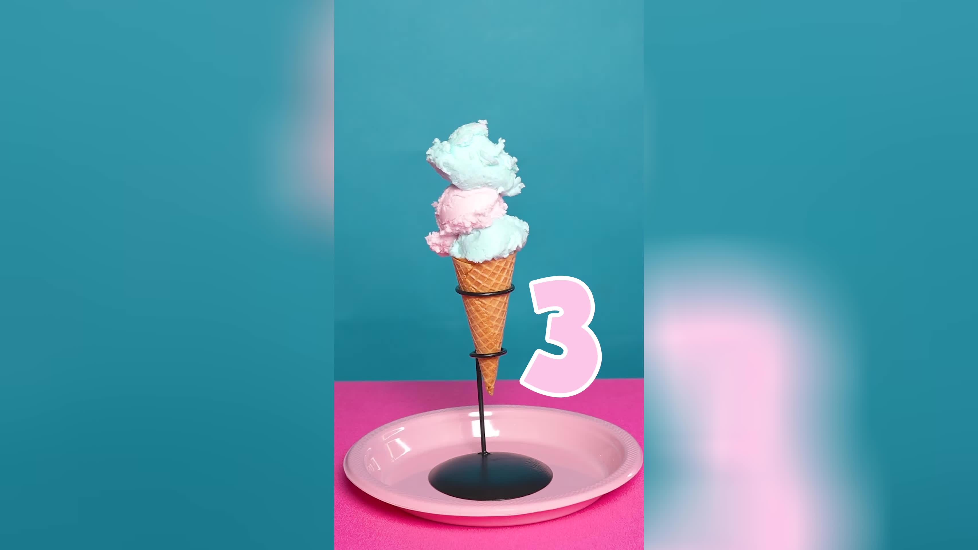 Stack 'Em Up! 🍧 Little Angel Ice Cream Challenge & Healthy Eating Habits kids