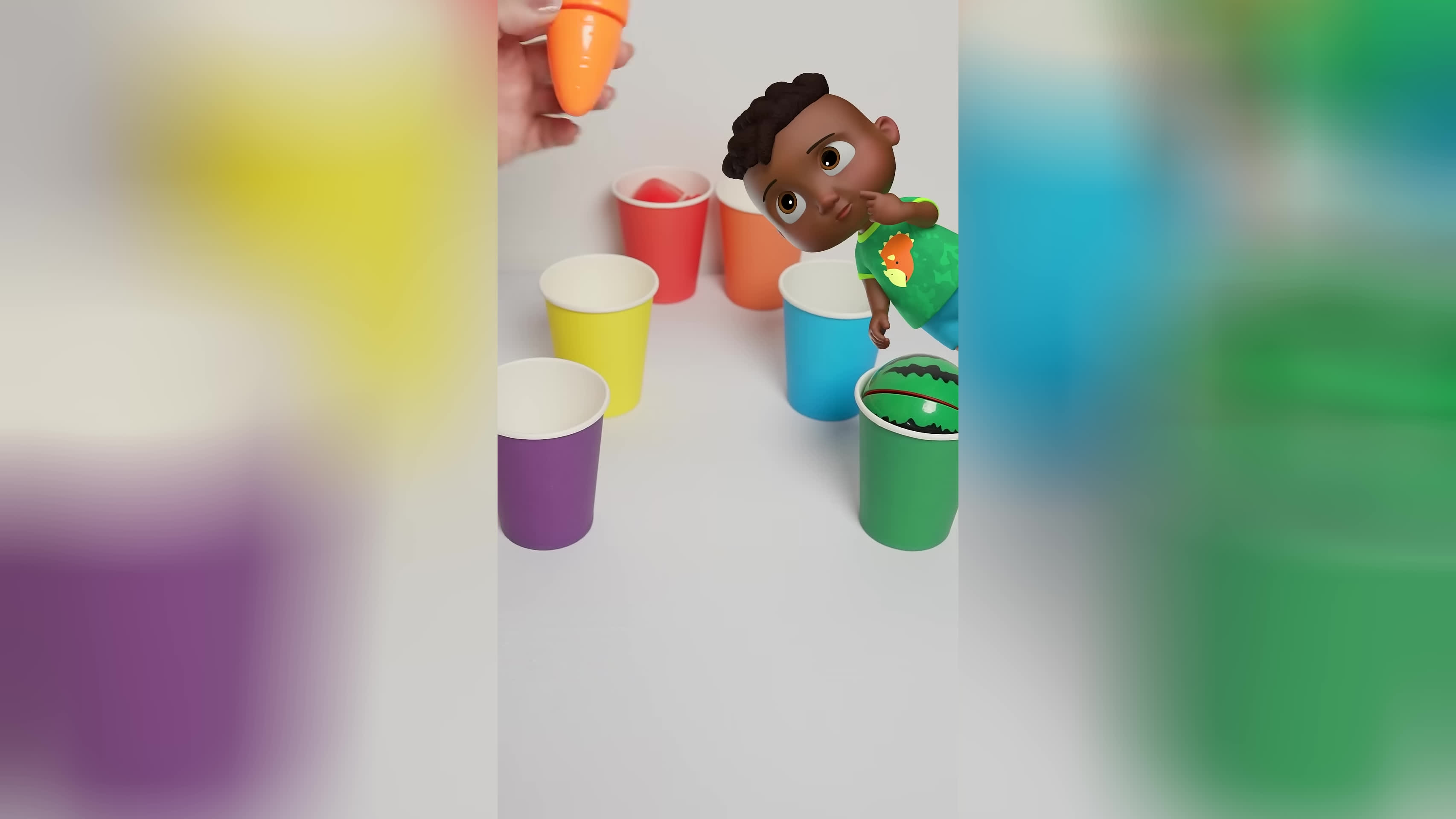 Sort the Fruits by Color! 🍎🟢🟡🟠 Kids Learning Game