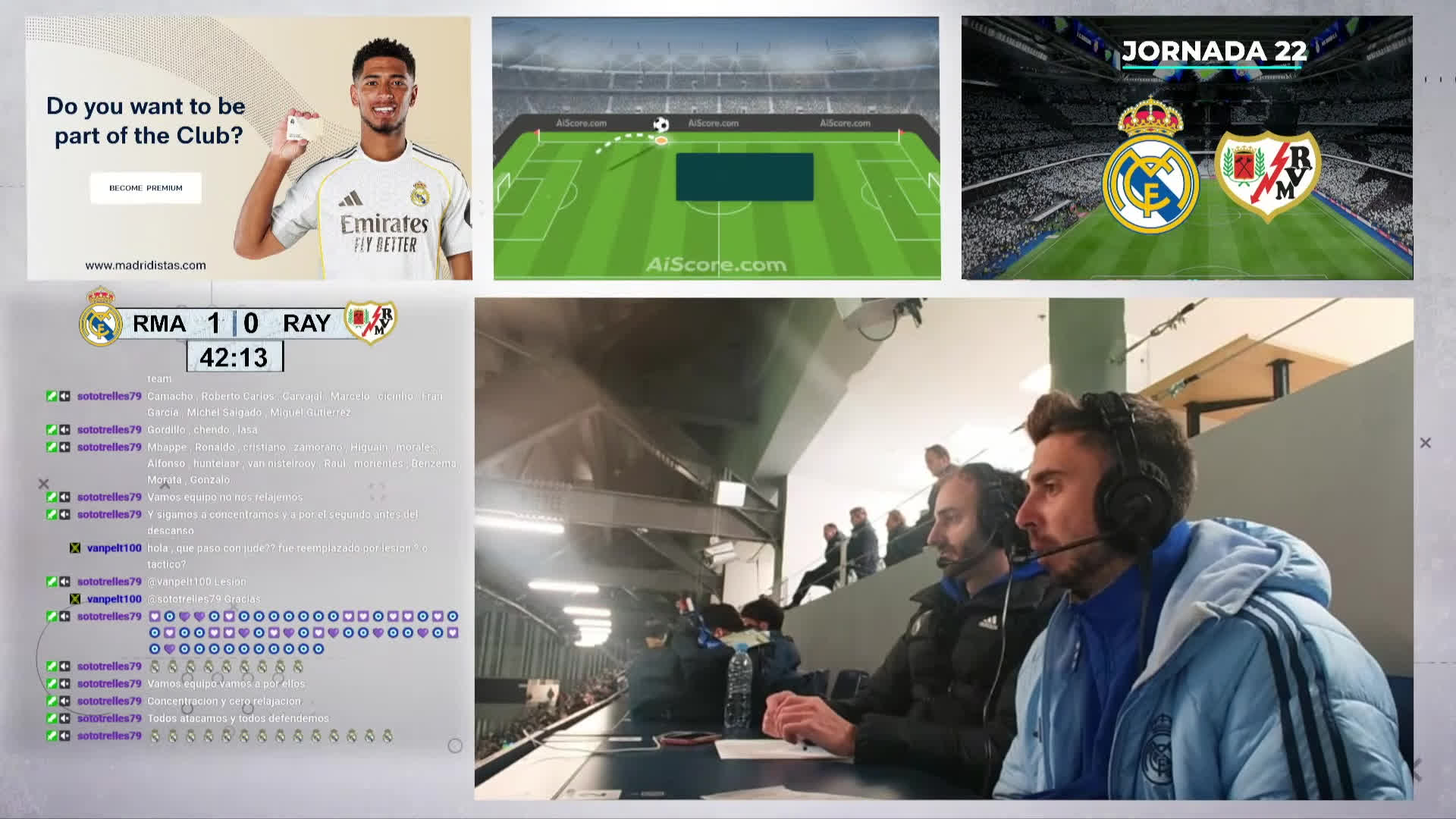 ⏱️ MINUTO A MINUTO | Real Madrid vs Rayo Vallecano | LaLiga