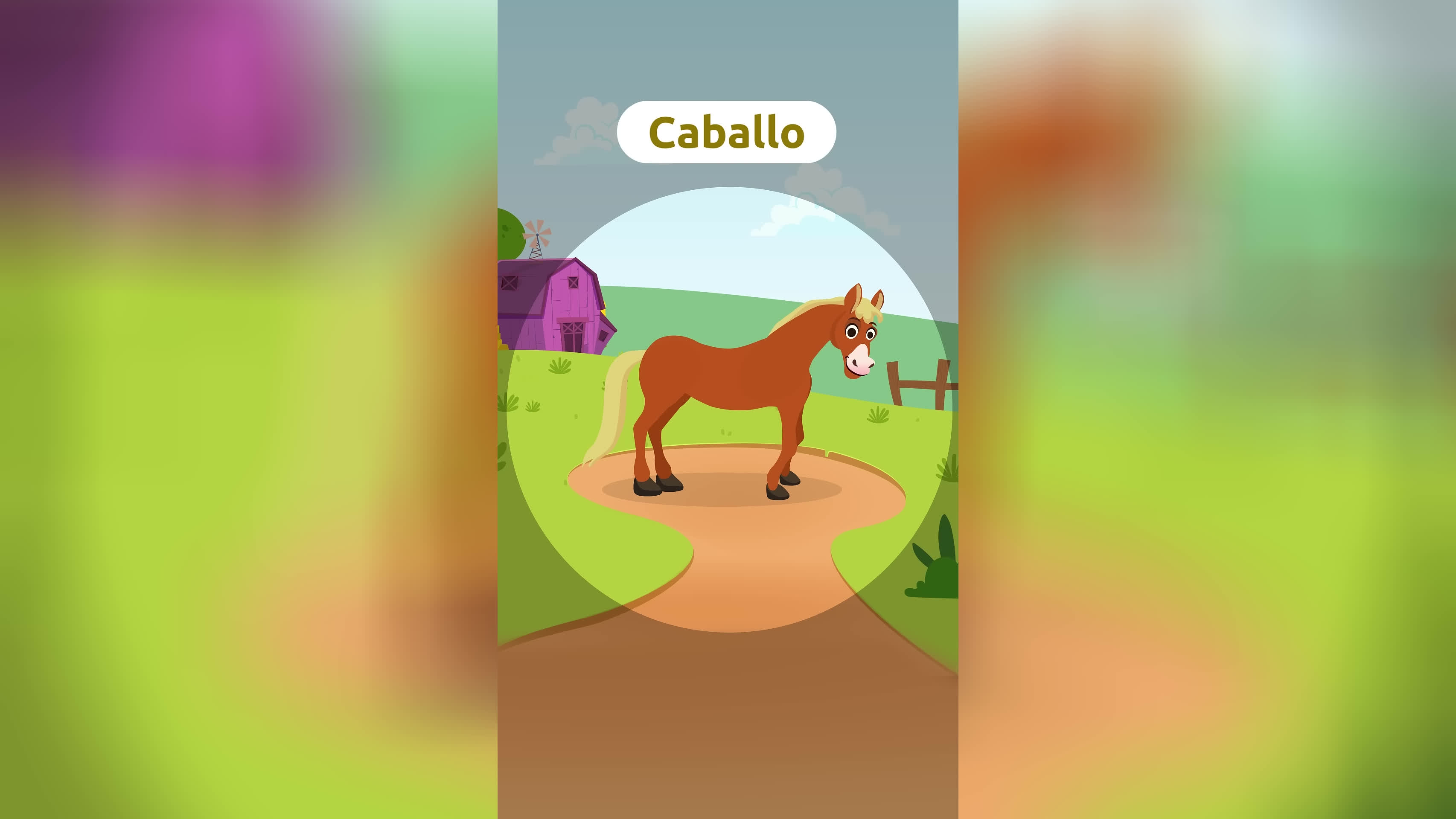 What Animal Is It? 🐴🐇🦃 Farm Animal Song in Spanish