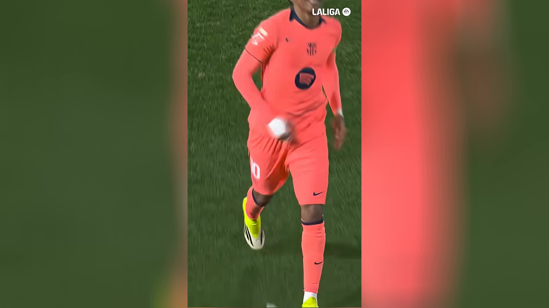 He is just having fun out there. laligahighlights