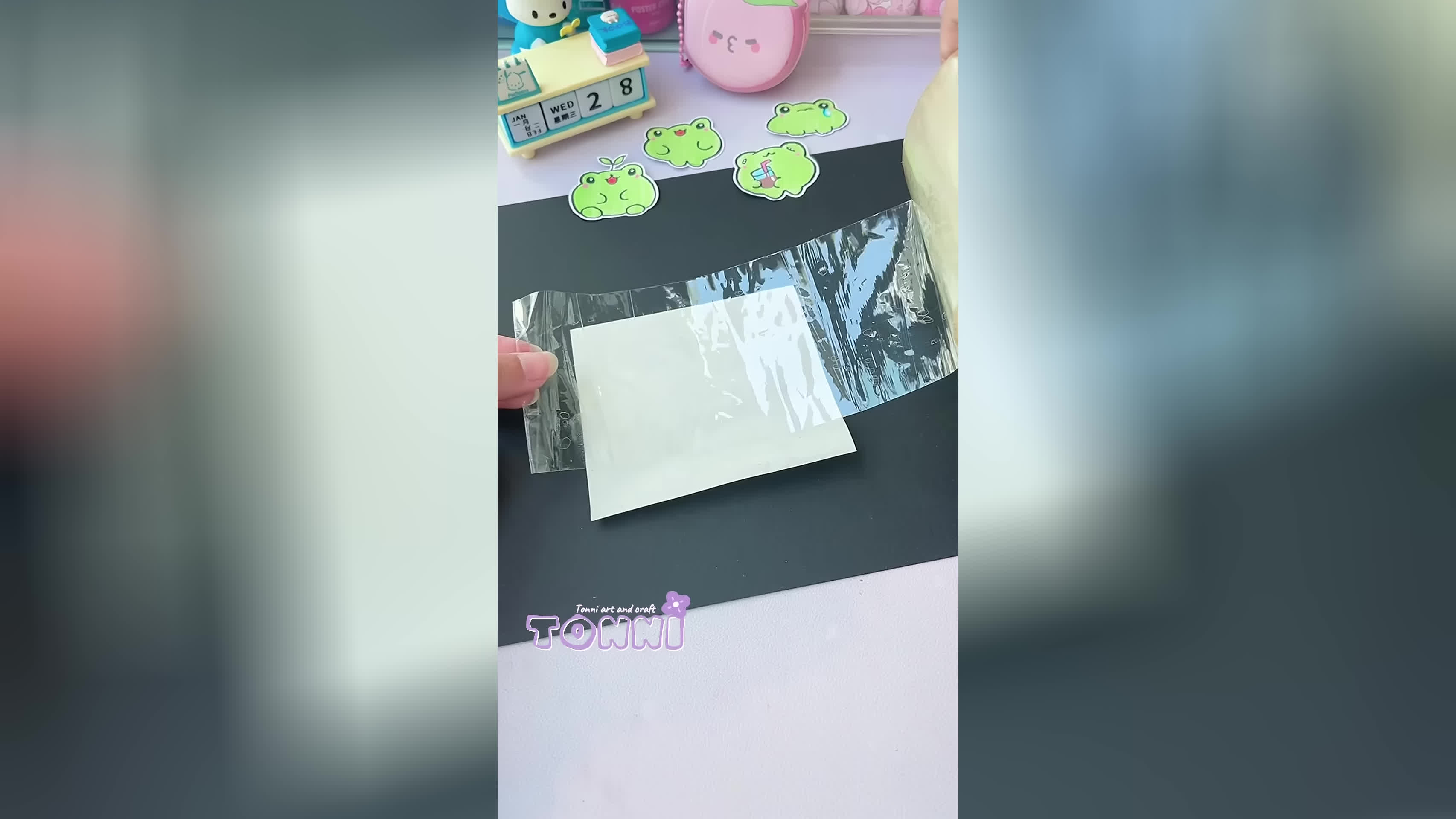 DIY frogs stickers 🐸 art love craft tonniartandcraft shorts diy