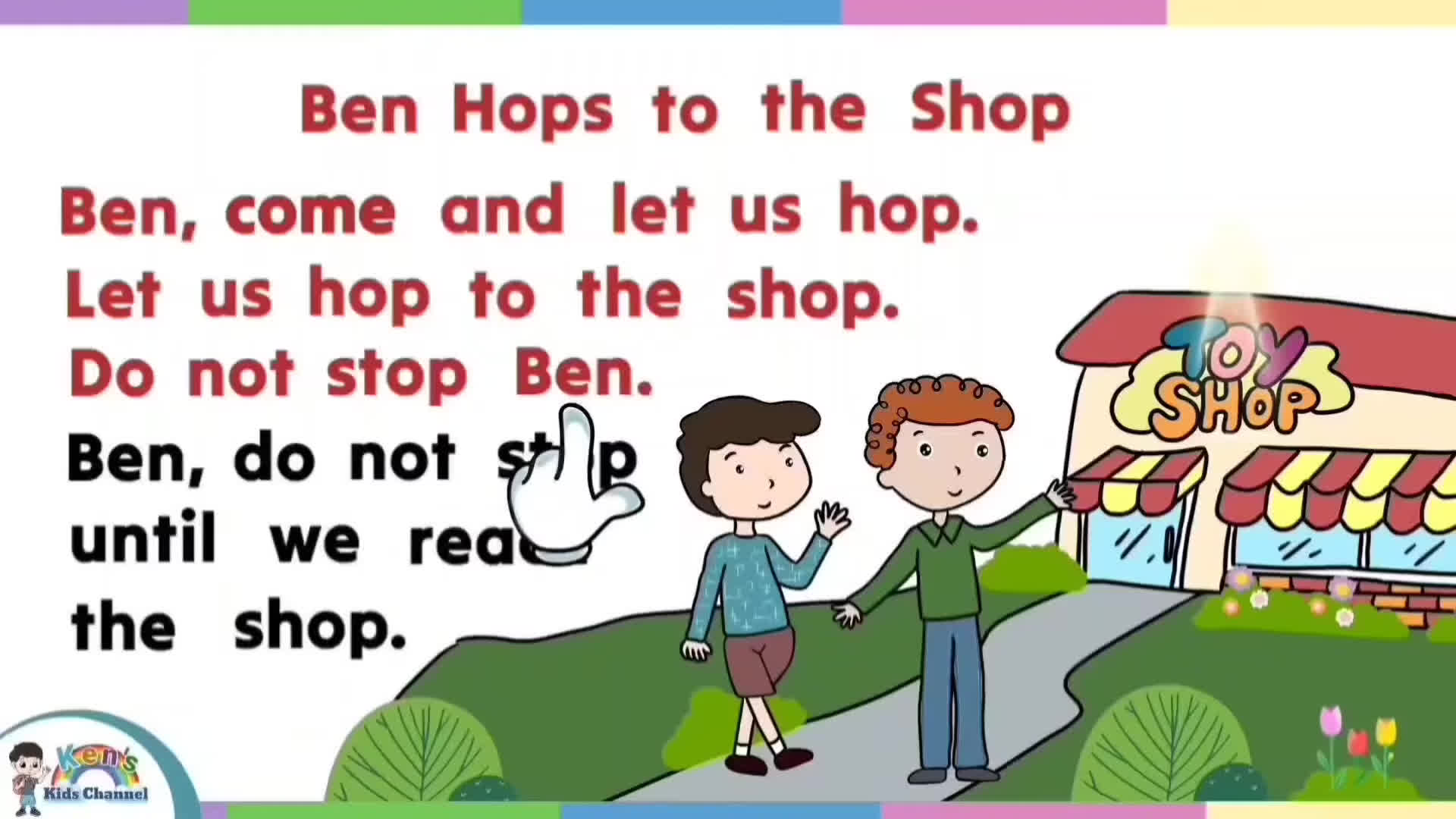 Learn to Read Simple Sentences | Preschool Reading Lesson | Learn to Read | Ken'