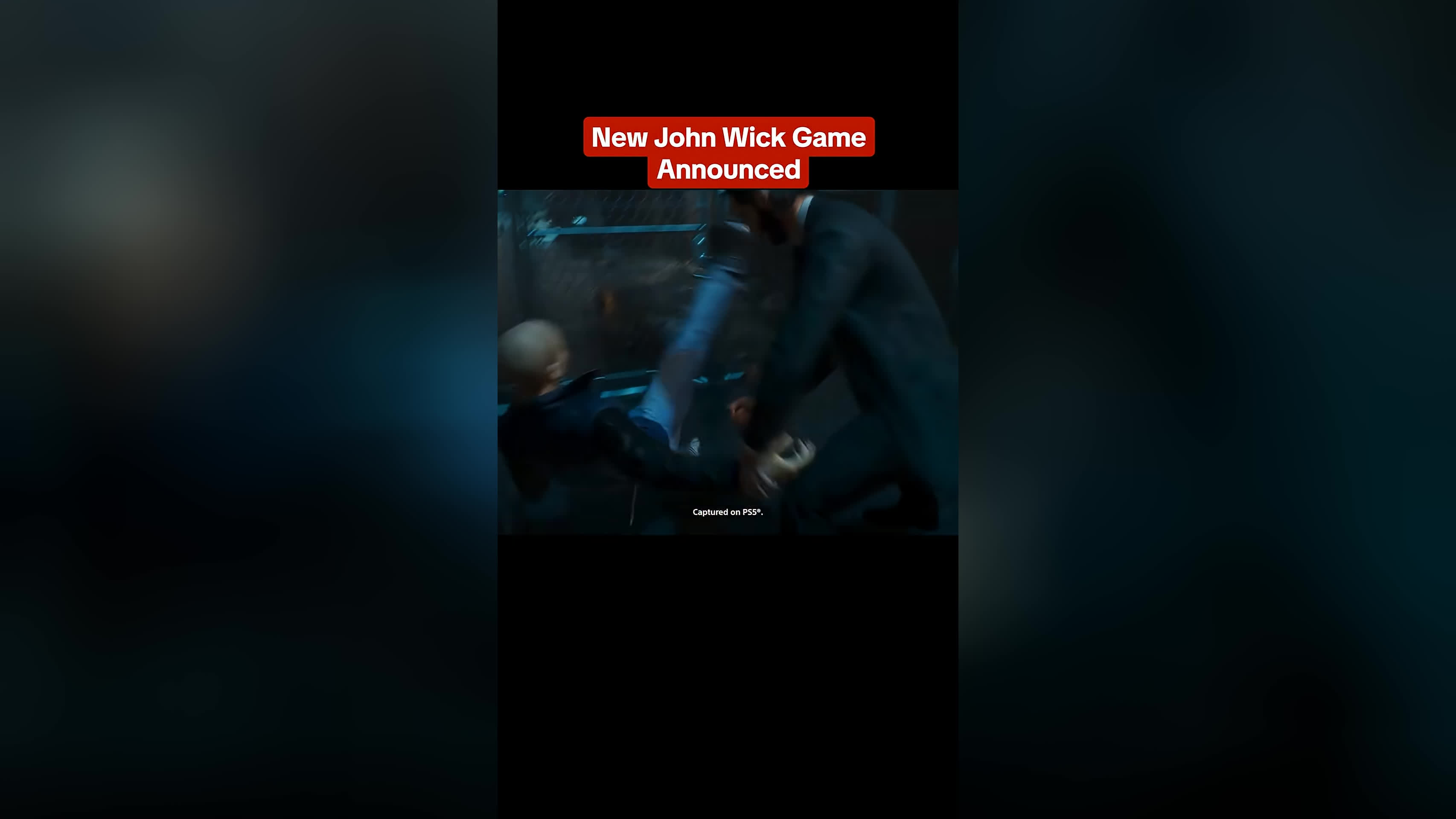 A John Wick game starring Keanu Reeves is coming to PS5! johnwick keanureeves