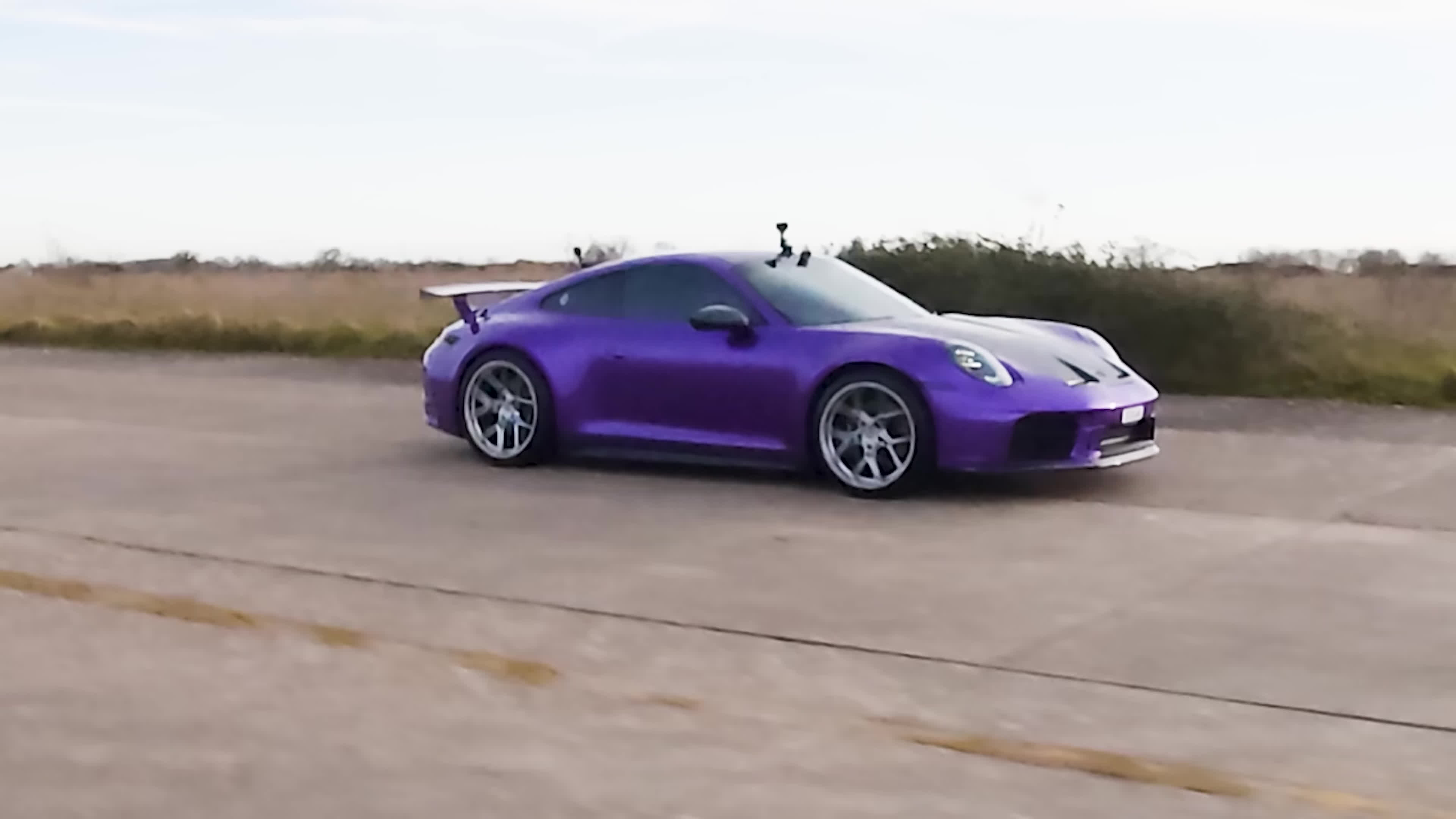 Porsche GT2 RS v TUNED 911 Carrera: DRAG RACE