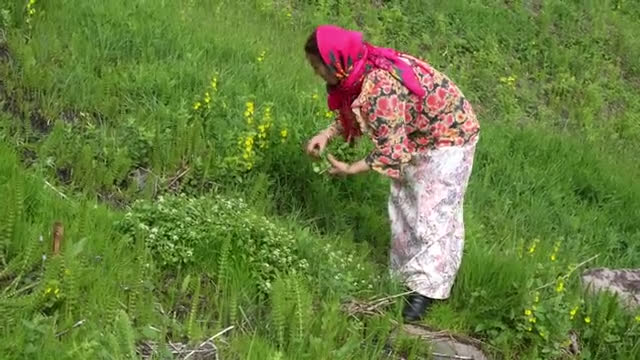 غذای روستایی در گیلان؛ پخت یک غذای متفاوت با آرد، برنج و گوشت بره