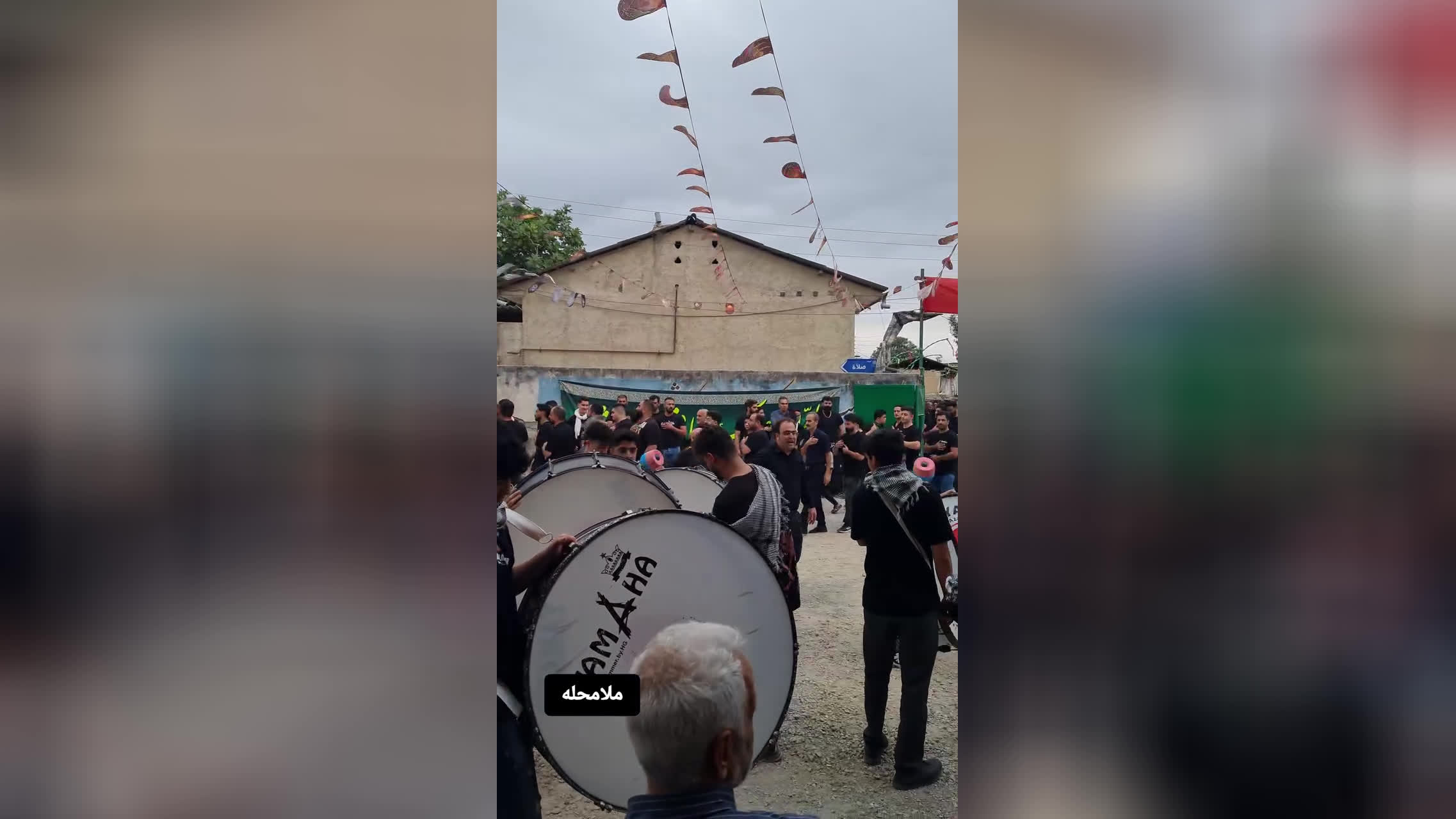 مراسم‌دسته‌رویی محله‌ملامحله در مسجد گت زمین