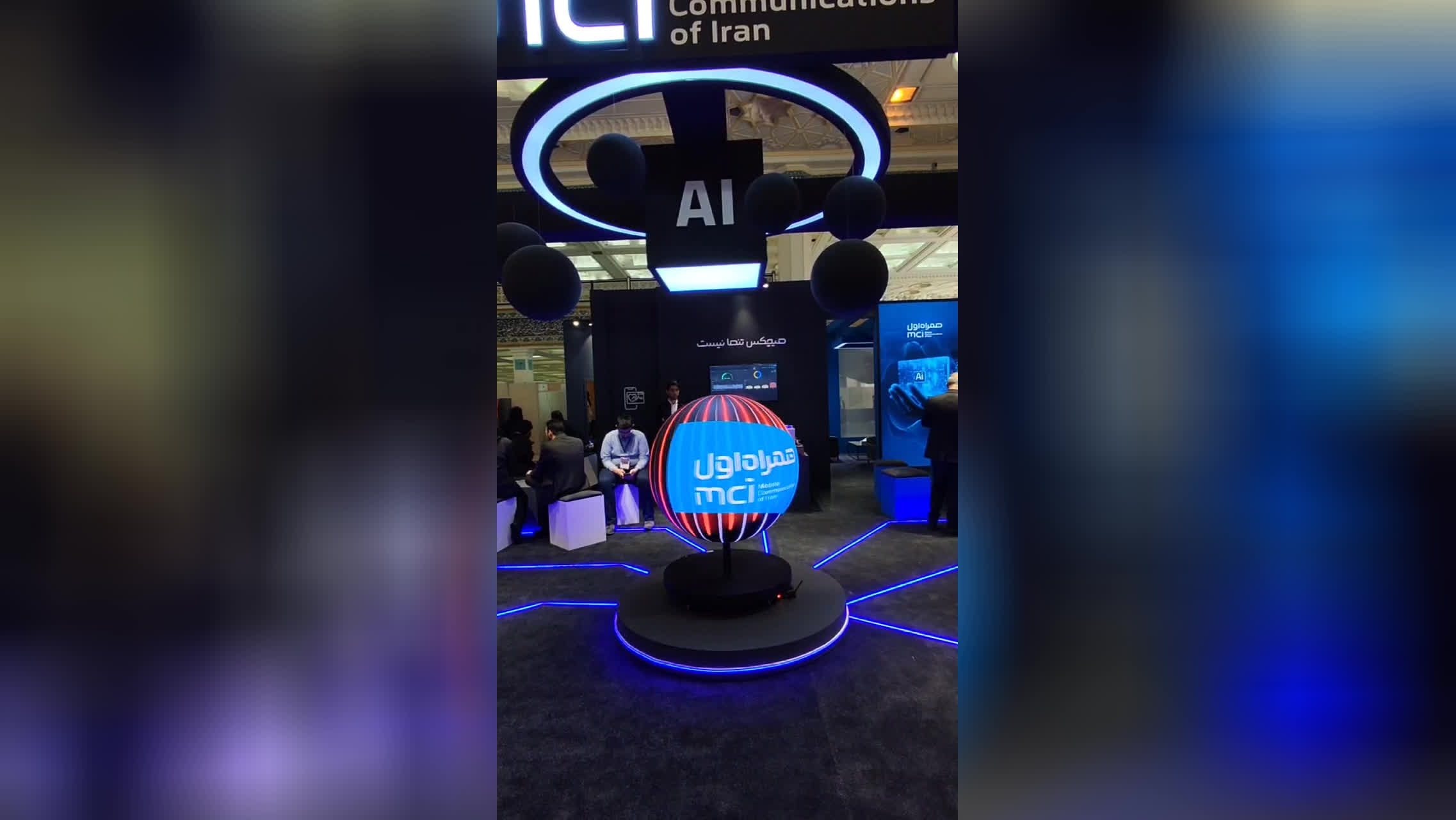 غرفه سازی با تلویزیون شهری سه بعدی نمایشگاهی ویدئووال 4K،3D LED