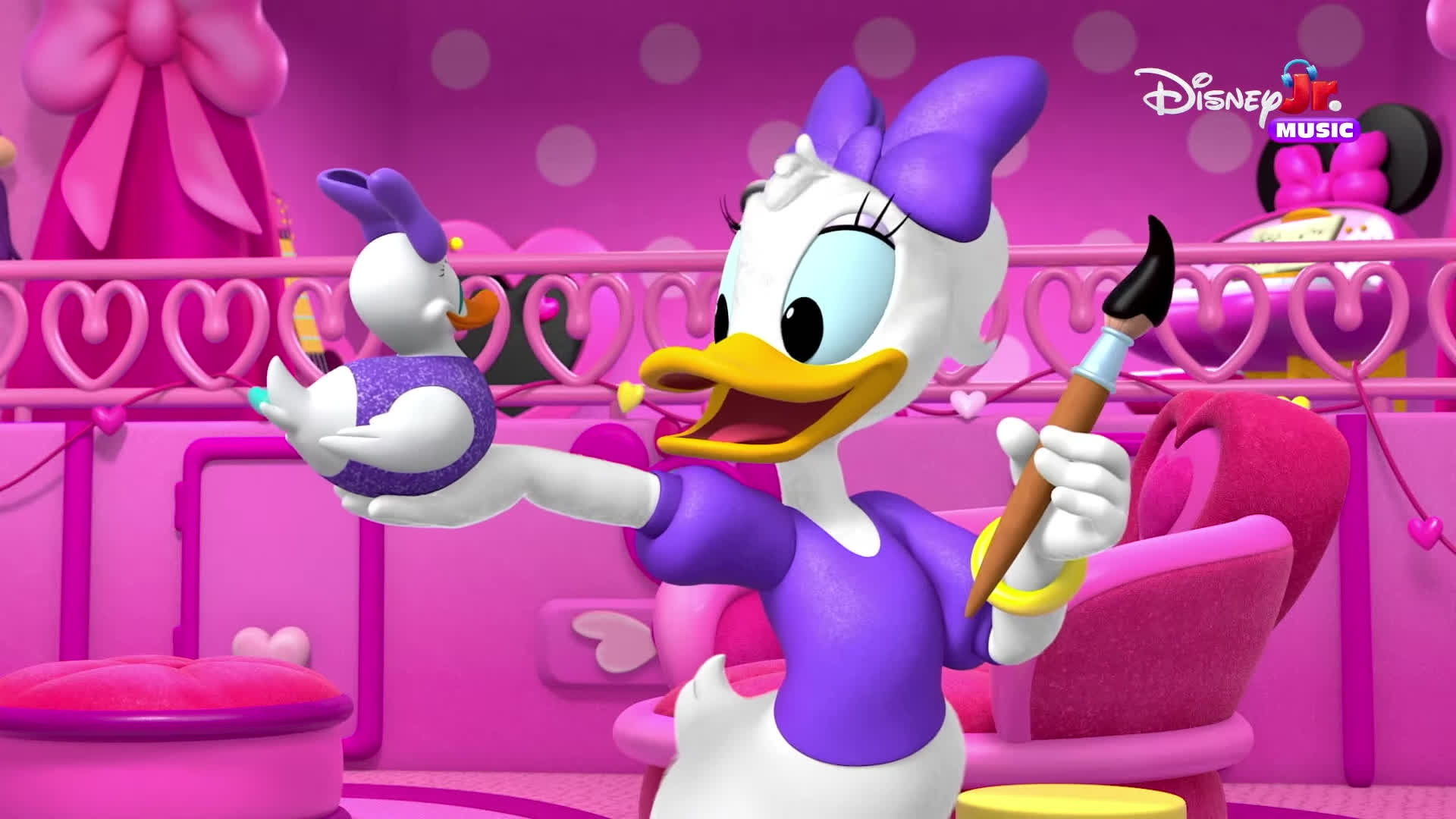 "Rubber Ducky Song" Song From Mickey Mouse Clubhouse+! 🐥🎵 | @disneyjr