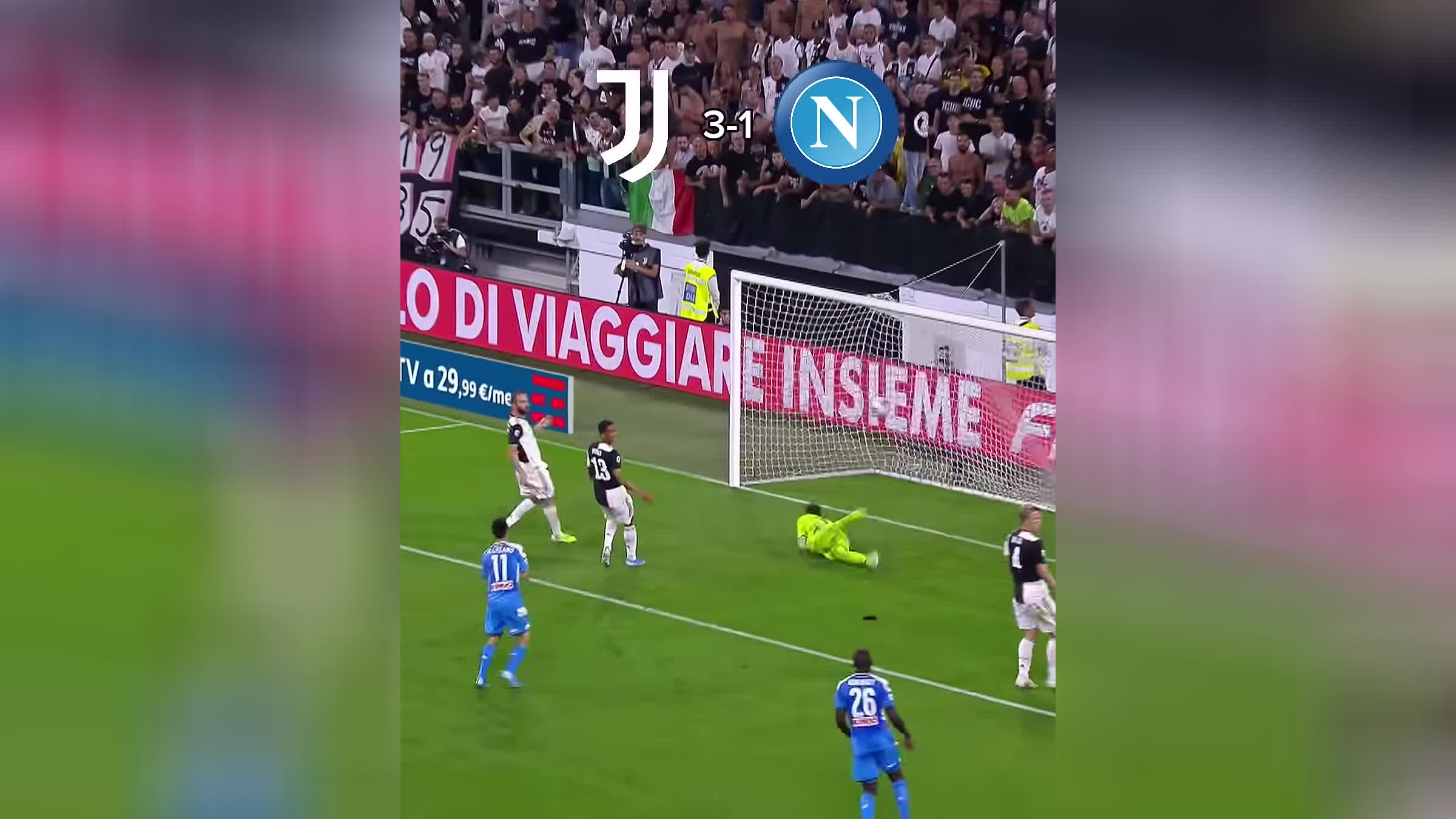 The CRAZIEST Juventus-Napoli of all-time 😱😱 shorts highlights football