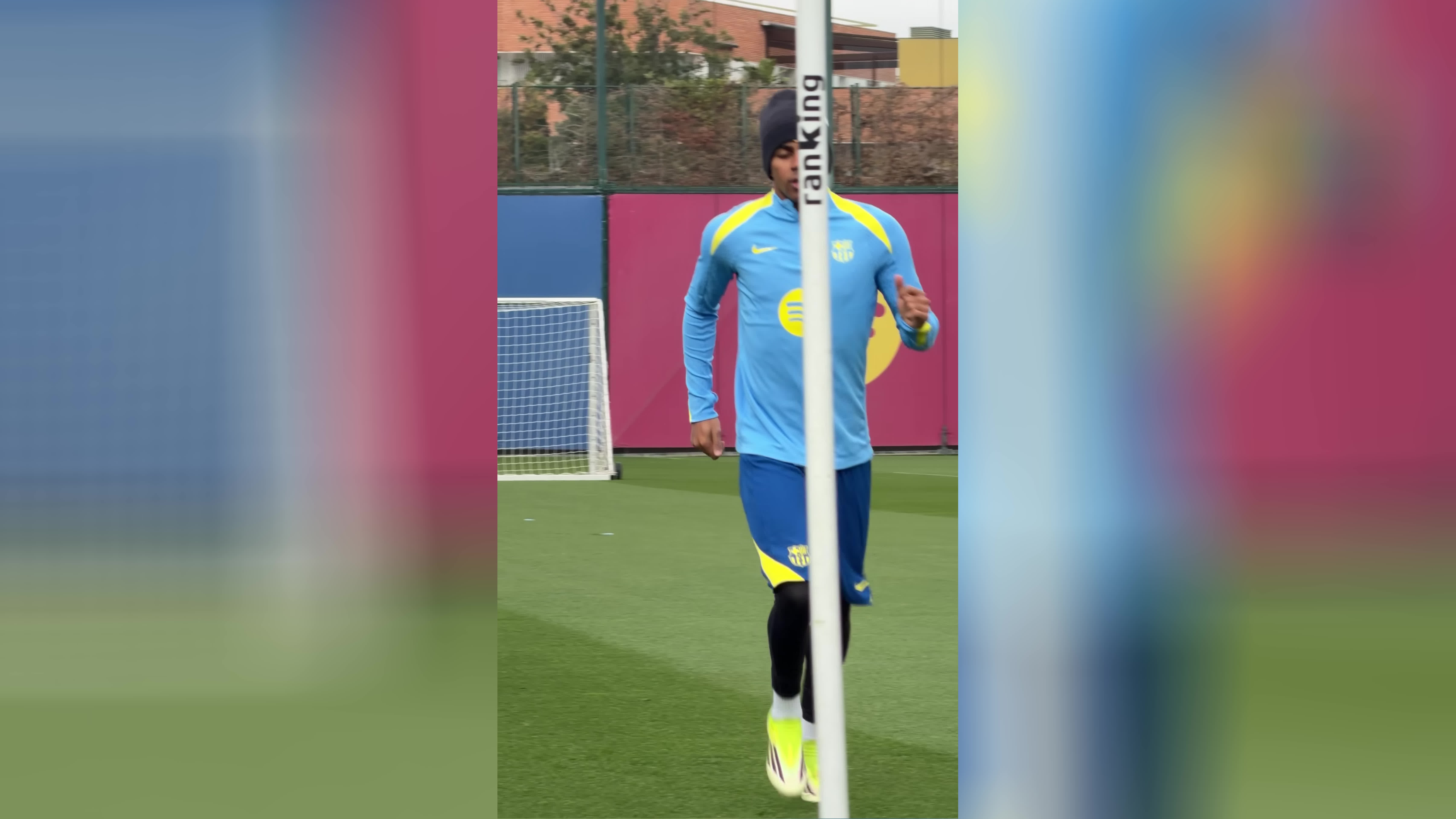 Wait for Lamine's look 😏 shorts fcbarcelona shortvideo