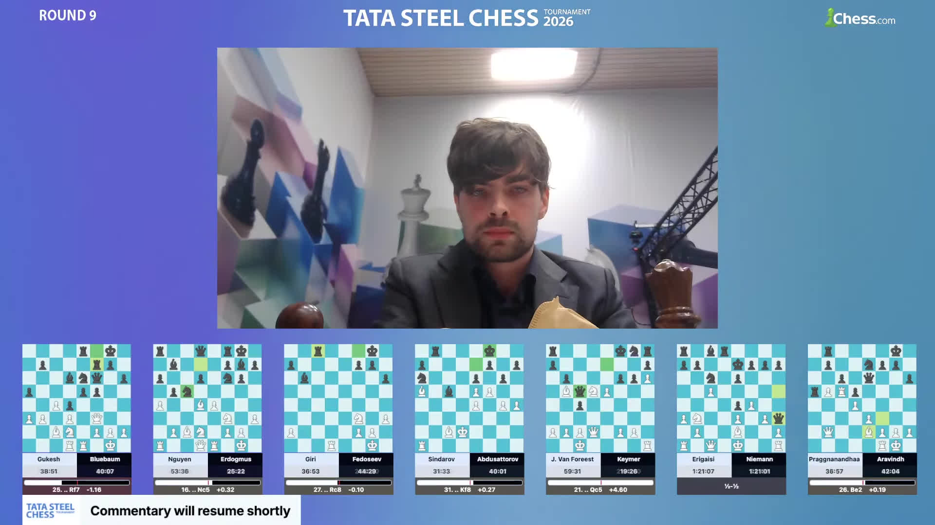 Tata Steel Wijk Aan Zee 2026: Nodirbek v. Sindarov Face-off As Event Heads To La