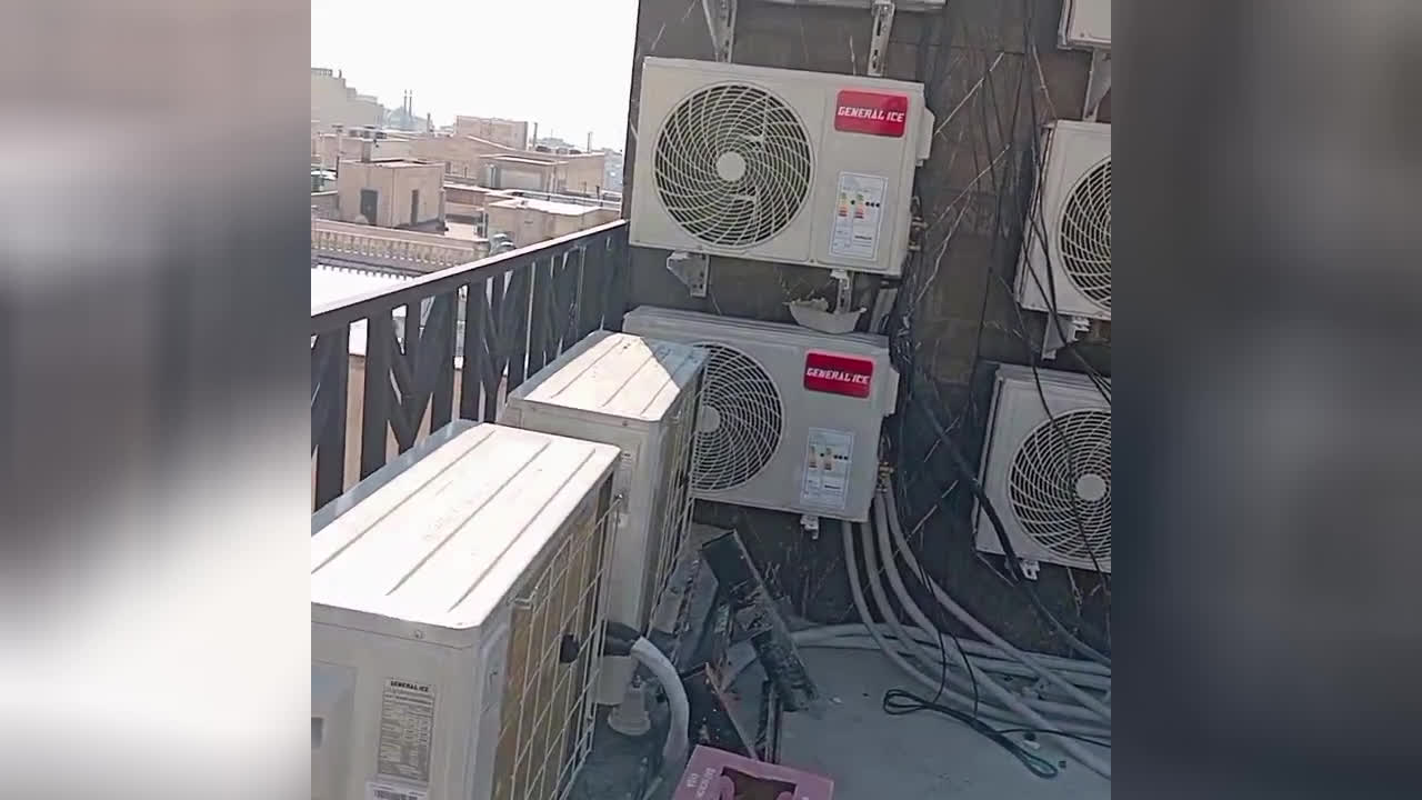 نصب کولر گازی 18000 زانتی