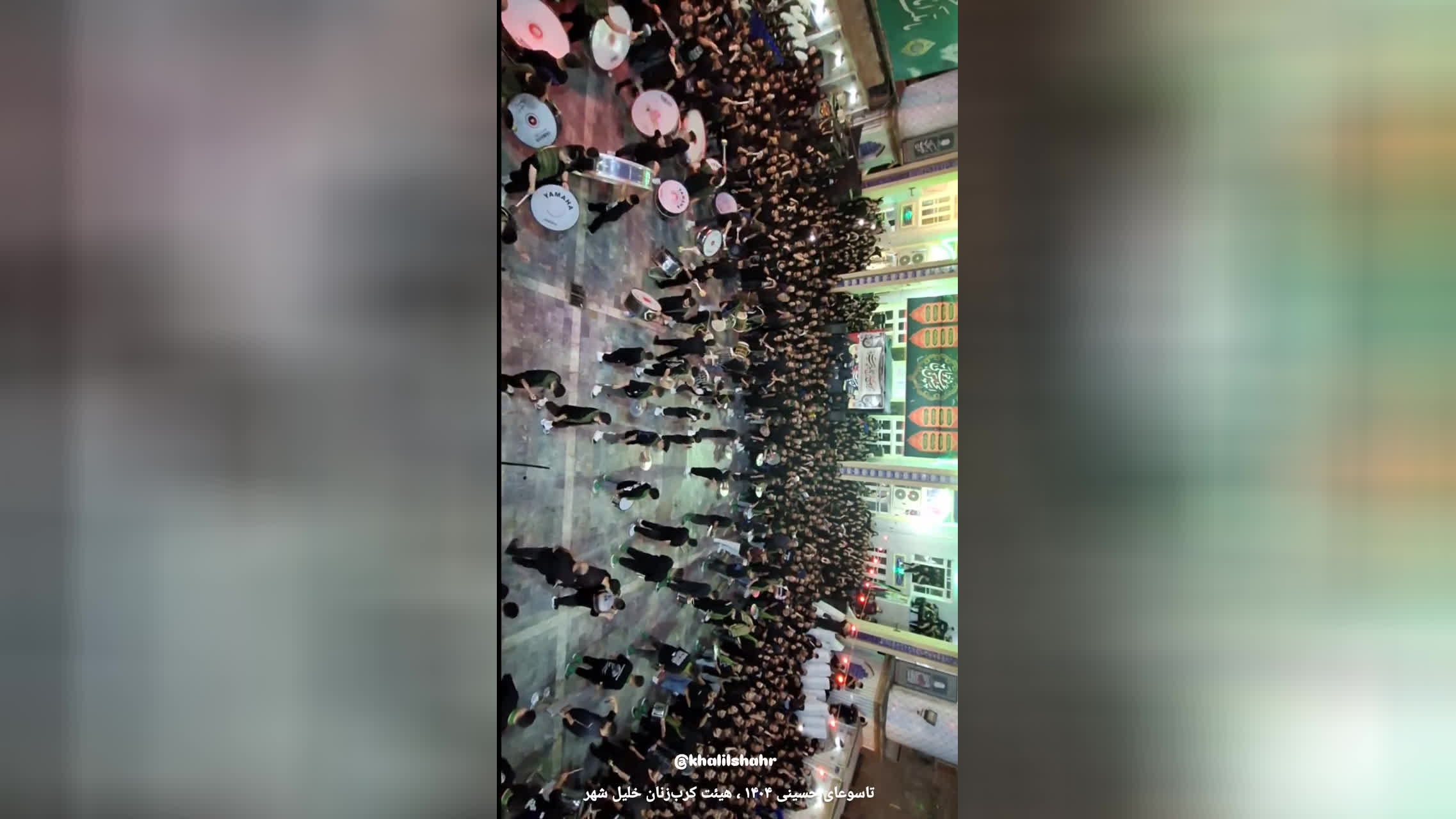 هیئت‌کرب‌زنان خلیل‌شهر غروب‌عاشورا در بهشهر