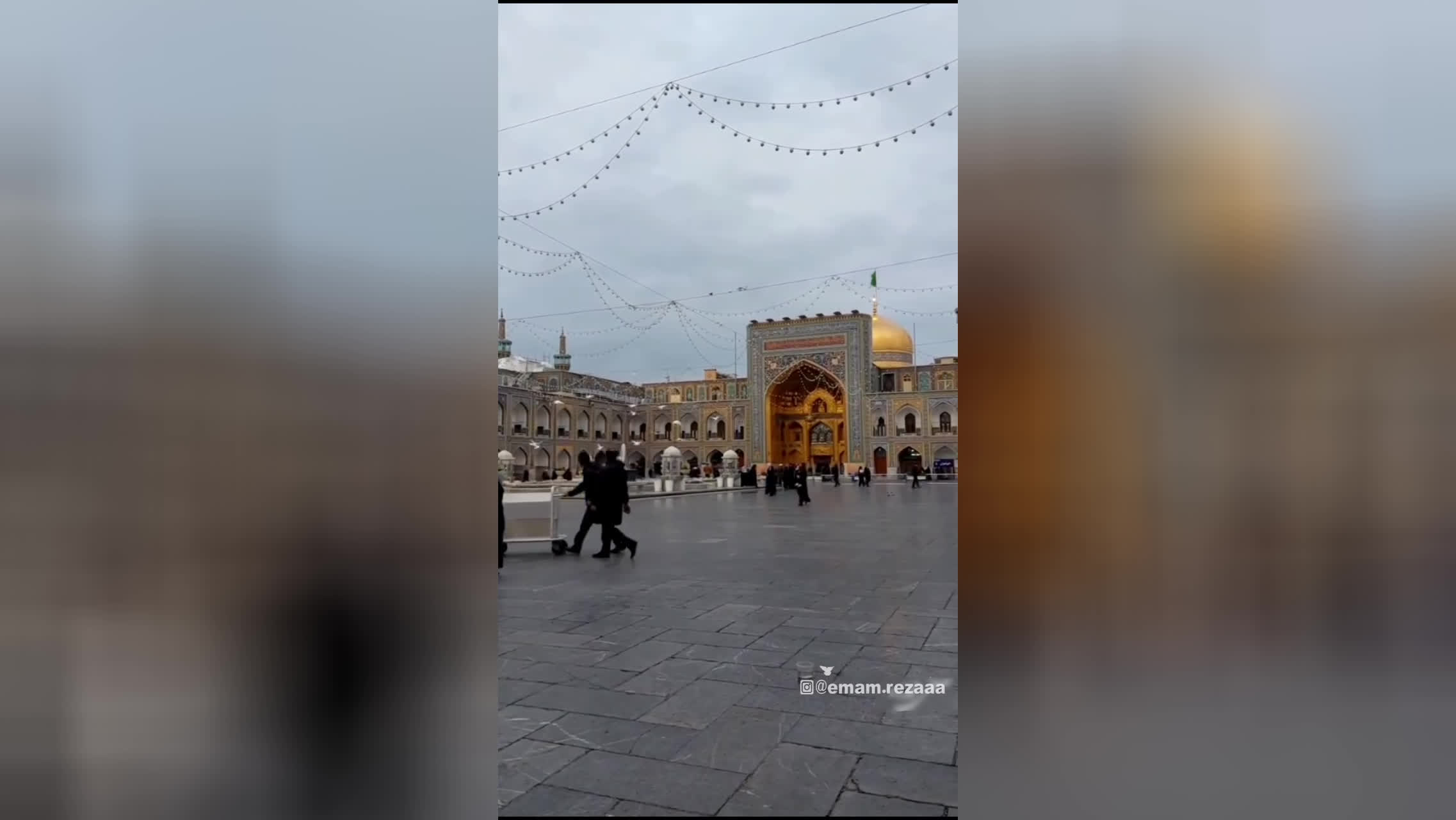 شفای دوقلوهای نابینا در حرم امام رضا