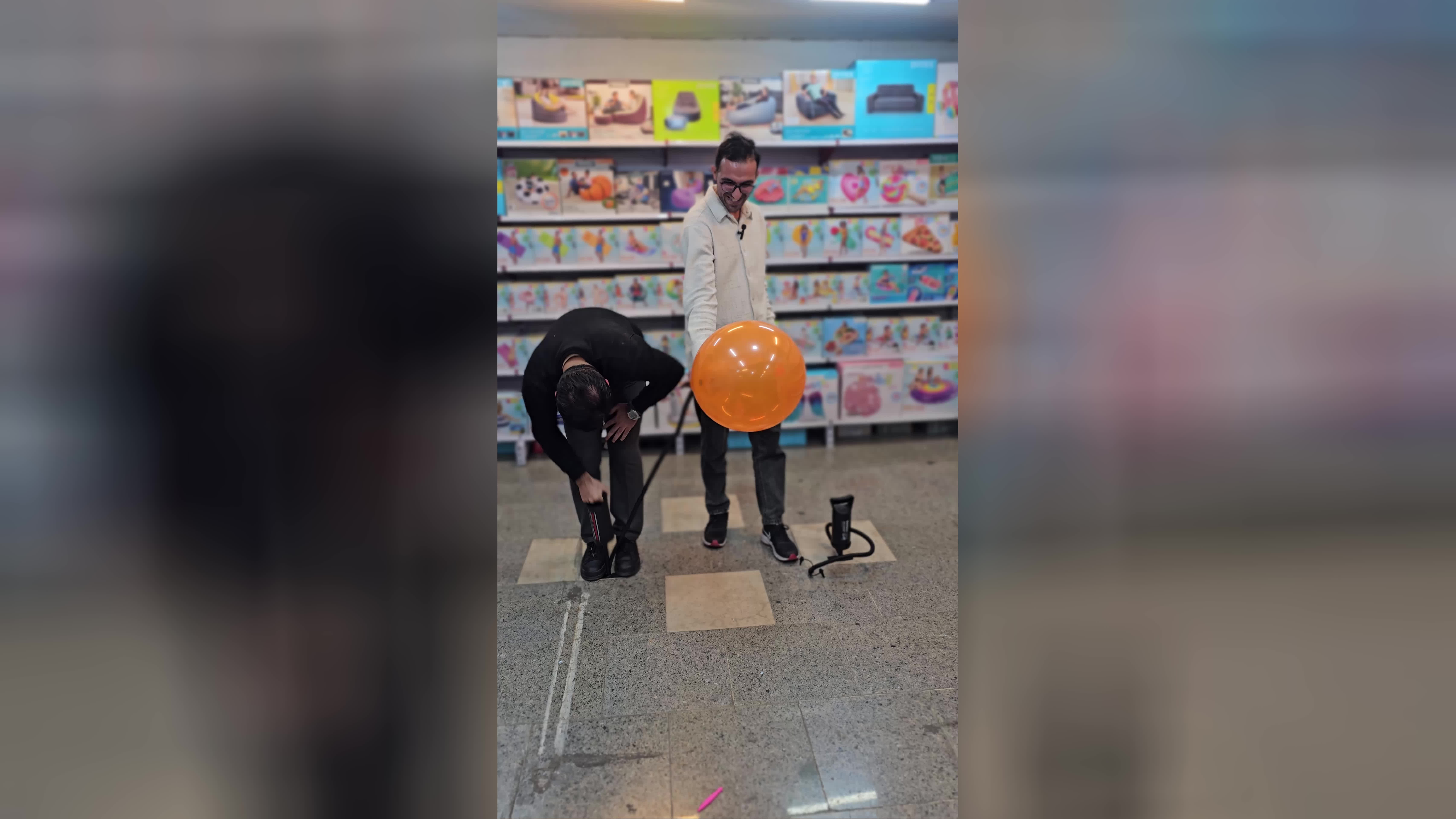 پمپ باد دستی محصولات بادی و بادکنک